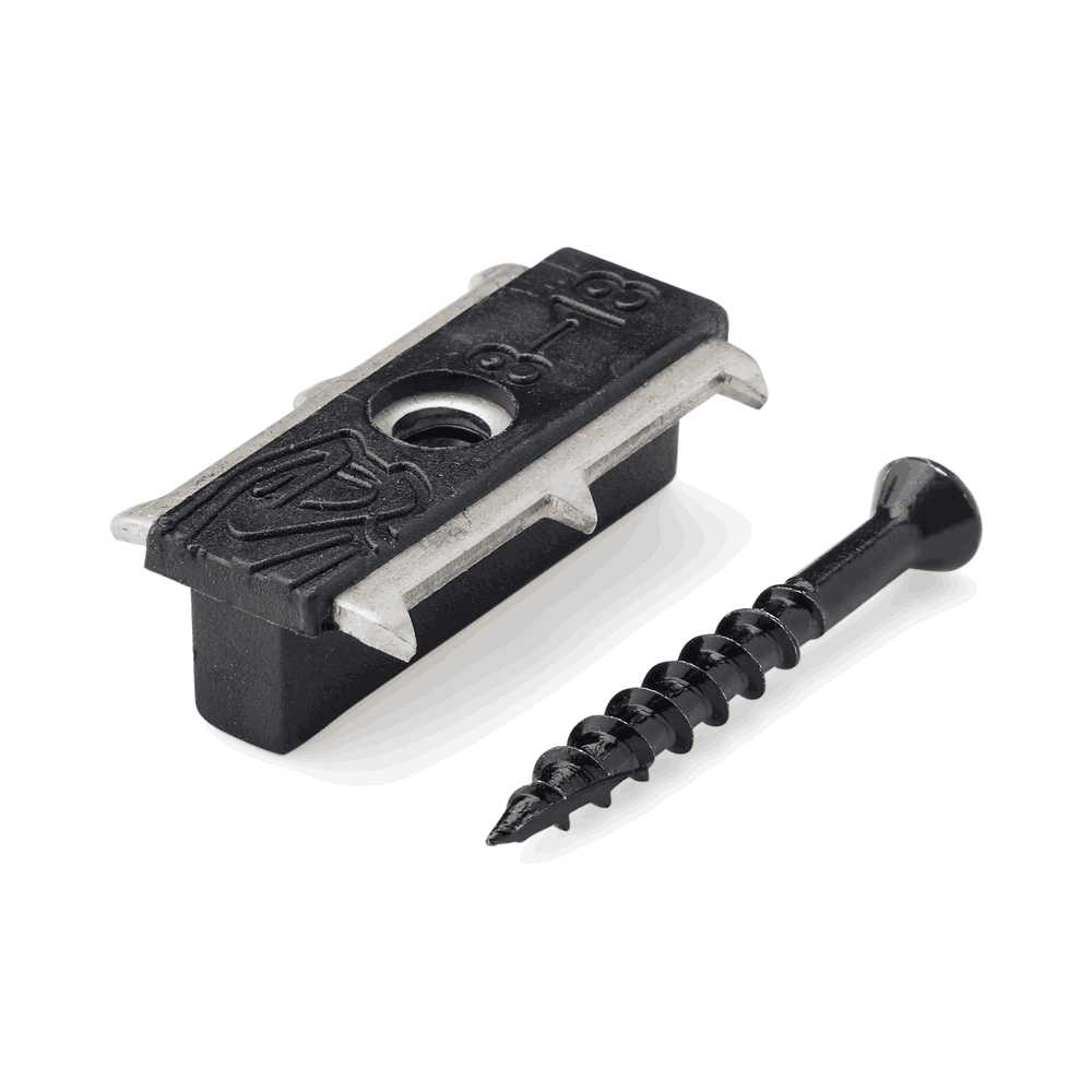 NTW TClip & Screw SS : Timber - Bag of 75 (approx. 4.4m2) (T75)