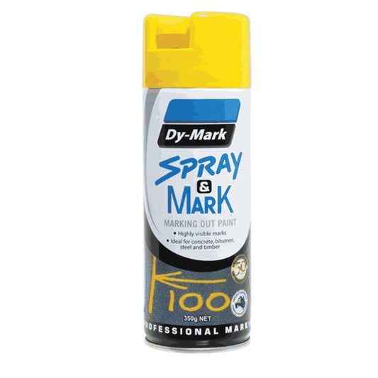 Marking Spray Fluro : Yellow 350G Can