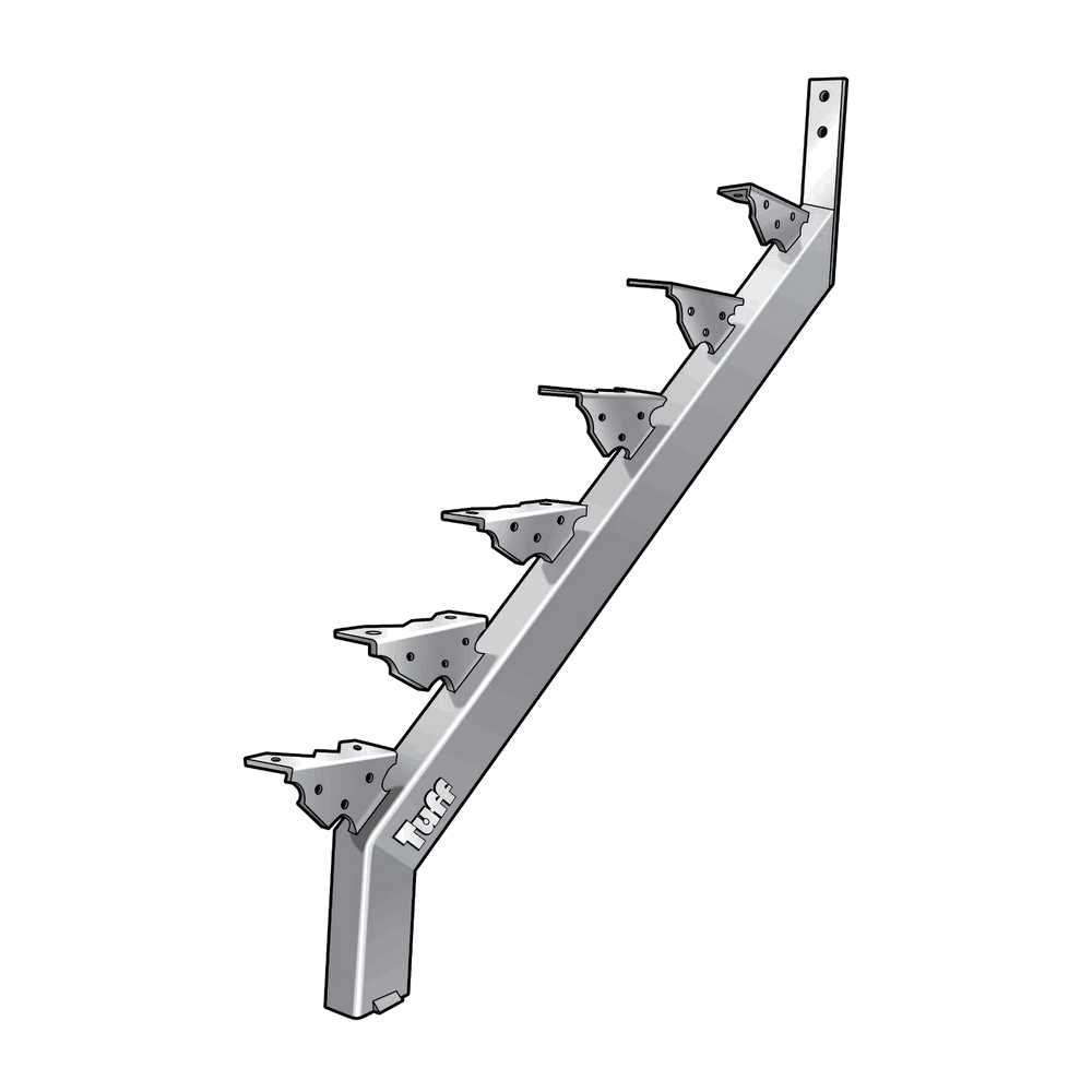 Stringer Inground Pair : 17 Tread