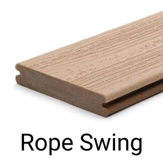 Trex Grooved Edge : 139.7 x 25.4 x 5480 Rope Swing