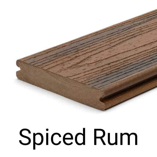Trex Grooved Edge : 139.7 x 25.4 x 5480 Spiced Rum