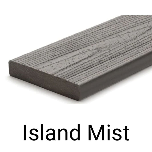 Trex Square Edge : 139.7 x 25.4 x 5480 Island Mist