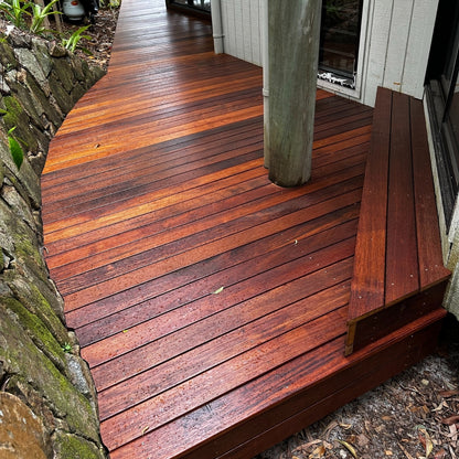 Merbau Decking Sel KD E4E : 140 x 19 x 2100