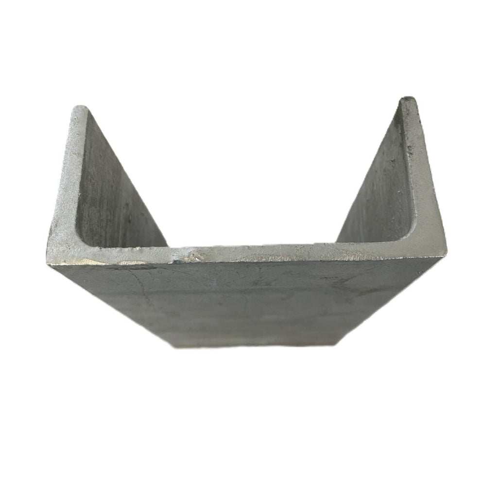 Galvanised Steel Post : 100mm C-Post x 2400mm – Ironbark Timber