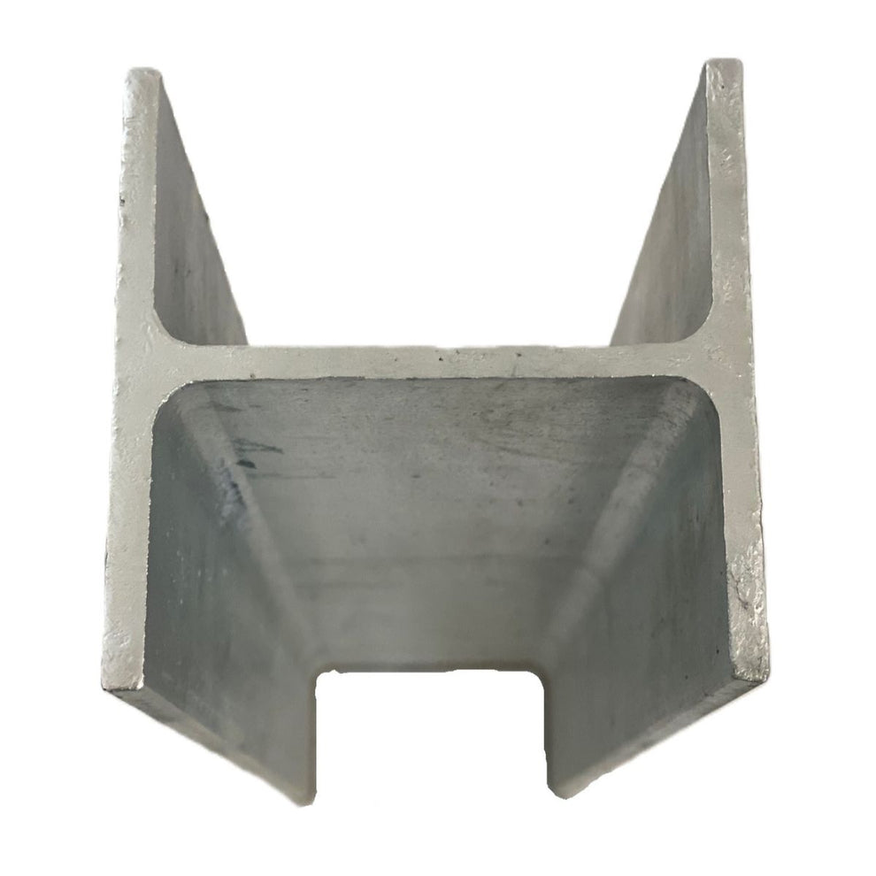 Galvanised Steel Post : 100mm H-Post x 2400mm – Ironbark Timber