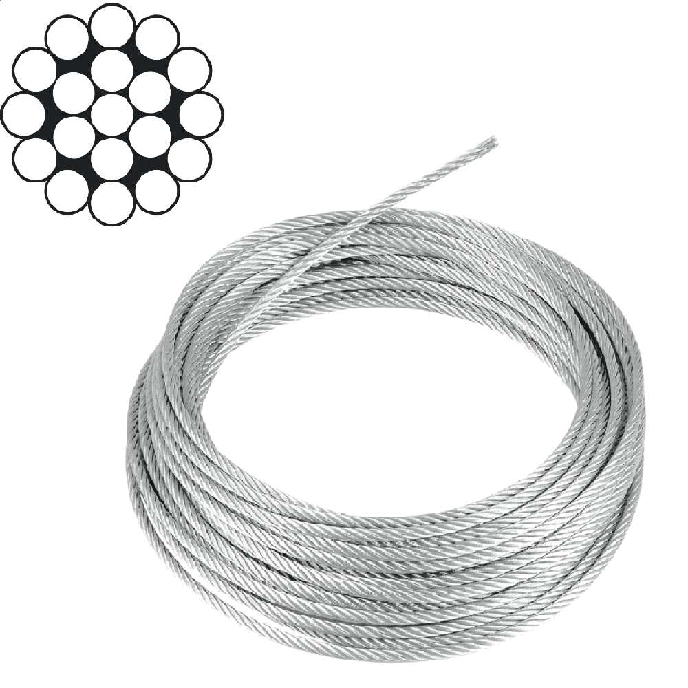 Wire Rope 316 : 1 x 19 x 3.2mm