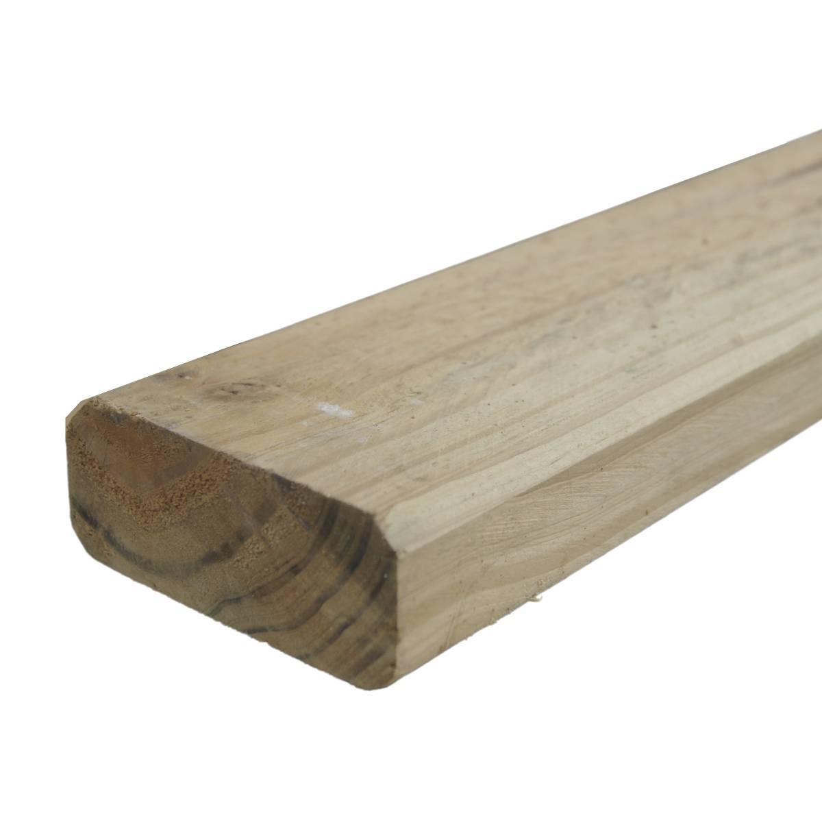 Pine Rail CCA H3 : 100 x 38 x 4800 Arrissed